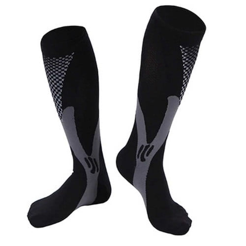 Venoro 5 Pairs 30-40 mmHg Compression Socks - Knee High Support for Running & Sports