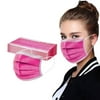 YZHM 30PCS Women Man Solid Mask Disposable Face Mask 3Ply Ear Loop Anti-PM2.5 Mask