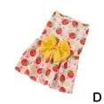 thumbnail image 1 of Robe de Princesse pour Chien Imprimée Été avec Nœud Papillon Bouton Mignon Chiot Chat Sk R0L1, 1 of 8