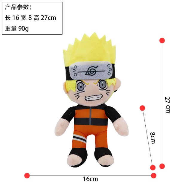 Figuras de Anime de Naruto, juguetes de peluche de Itachi Kakashi, muñecos suaves de algodón PP de 21-30cm, juguetes de dibujos animados para niños, regalos de cumpleaños y Navidad Fivean Figuras de anime