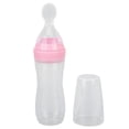 thumbnail image 3 of Food Feeder, Scale Design Soft Silicone Bottle One Handed Operation Elderly Feeder  For Elderly For Patients Pink, 3 of 8