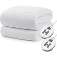 thumbnail image 1 of Sunbeam Selecttouch Premium Electric Heated Mattress Pad 100 Percent Quilted Cotton Top 10 Heat Settings Queen 60X 80, 1 of 5