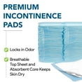 thumbnail image 2 of Proheal Disposable Light Absorbent Underpads (150 Pack) 23" x 36" - Incontinence Chux Bed Pads, 2 of 7