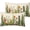 Green Orange, variant on Cow Fur Throw Pillow Covers 12x20 Inch Set of 2, Patchwork Cowhide Print Lumbar Pillow Cover Animal Skin Plaid Grid Print Pillowcase Decorative Cushion Covers for Sofa Couch Bed Living Room