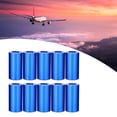 thumbnail image 2 of 10Pcs M3x10 Round Aluminum Standoff Column Spacer Stud Fastener Rods Mazarine, 2 of 10
