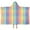 Colorful Striped Checkered, variant on Red Blue White Star Plaid Checkered Pattern Hooded Bath Towel，50"x30" for Ages 3 To 12 Kids, Quick Dry Lightweight Soft Microfiber Hood Beach Towel Cover Up for Kids