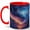 Red, variant on Storm Vortex Sky 11oz Ceramic Mug, Lightning Cloud Coffee Cup