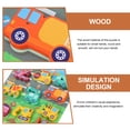 thumbnail image 2 of 1 Set Wooden Peg Puzzles Preschool Educational Learning Toys Jigsaw Puzzles Kids Plaything, 2 of 5