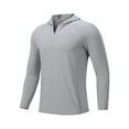 thumbnail image 6 of Riecok Lightweight Hoodies for Men Long Sleeve Hooded Pullover Tops Solid Color Casual Athletic Clothes Quick Dry, 6 of 7