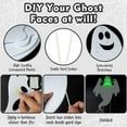 thumbnail image 5 of GuassLee Halloween Outdoor Decorations Yard Signs Stakes - 6PCS Ghost Lawn Decorations Signs with Face Sticker for Garden Yard Scary Halloween Decorations Outside, 5 of 5