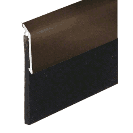 Crl 33n2d36 Dark Bronze Anodized Heavy Duty Door Sweep 36