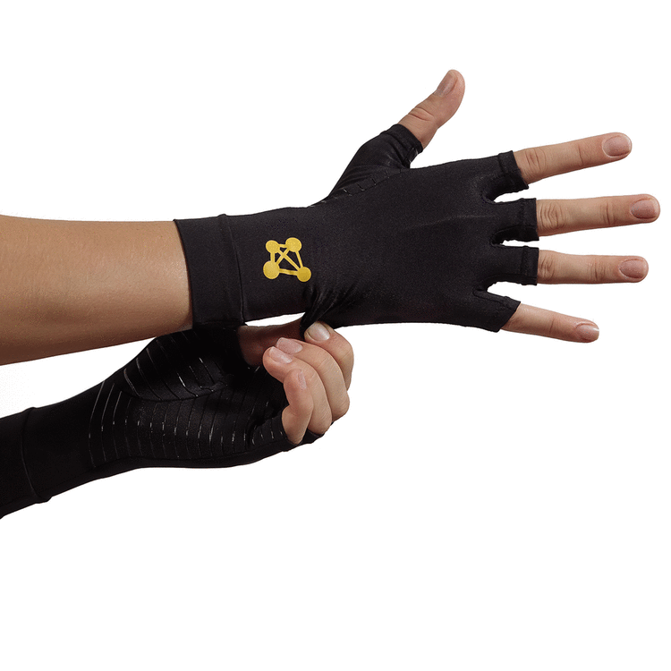 CopperJoint Arthritis Compression Gloves for Men and Women - Fingerless  Copper Hand Gloves for Carpal Tunnel, Swelling, Typing, Gaming Pain Relief  - Unisex - Black - XL - Walmart.com