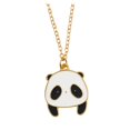 thumbnail image 2 of YYKihy Fashion Simple Cartoon Panda Necklace Sister Suit Stainless Steel Necklace Clavicle Chain Short Pendant Necklace For Women, 2 of 9