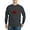 Charcoal, variant on - Red Roses Long Sleeve Dark T Shirt - Long Sleeve Dark T-Shirt