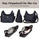 thumbnail image 5 of Bolso bandolera Baggallini Essential Hobo con RFID para mujer, color negro, 5 of 6