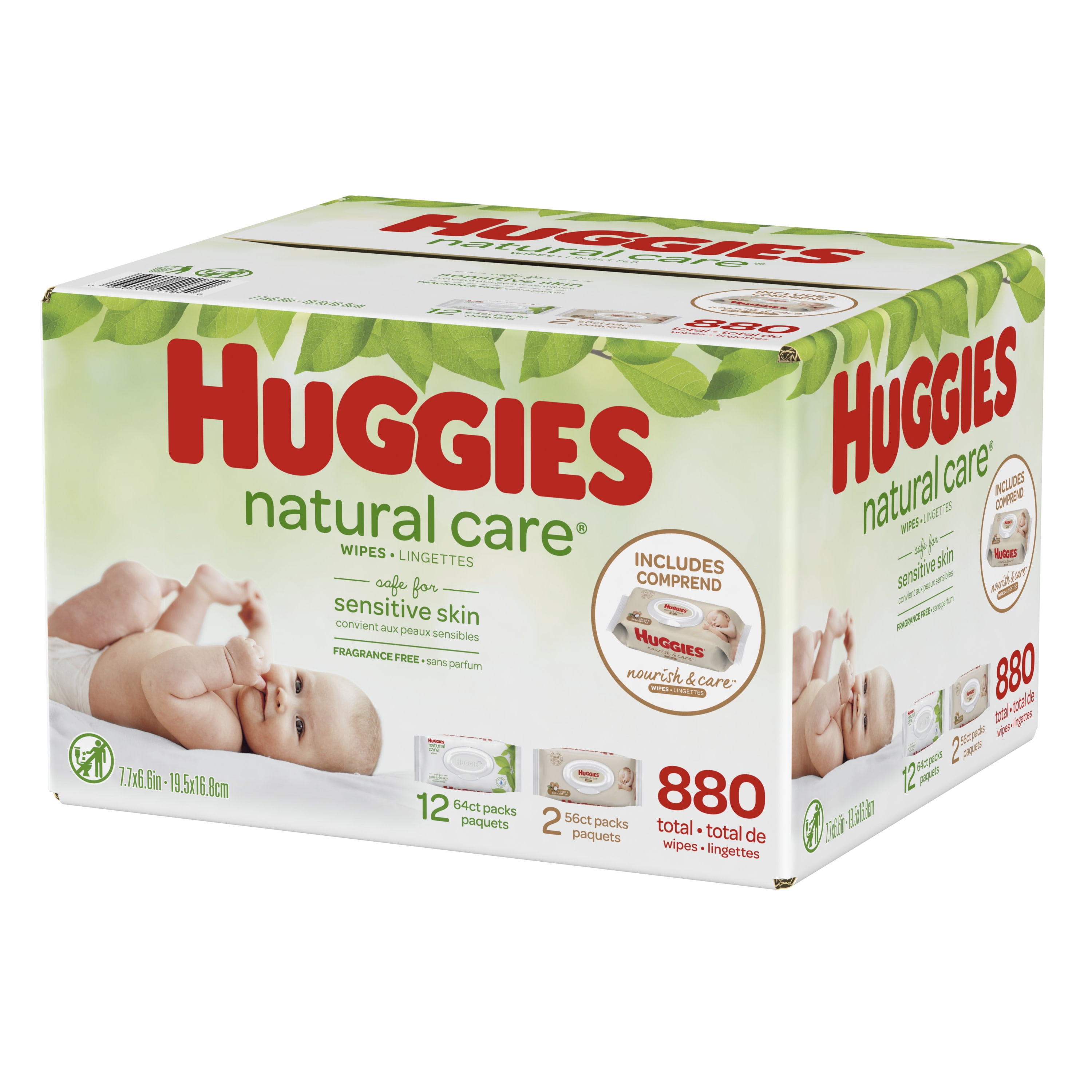 walmart huggies natural care wipes