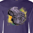 thumbnail image 4 of Inktastic Colorful Lurking Gator Long Sleeve T-Shirt, 4 of 5