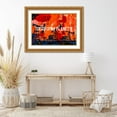 thumbnail image 3 of Stephen Chambers 24x18 Gold Ornate Wood Framed With Double Matting Wall Art Titled - Planet B, 3 of 6