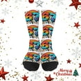 thumbnail image 2 of Kids Christmas Socks Winter Warm 6 7 Socks Novelty Crew Socks for Boys Girls Comfortable Durable Socks Christmas Gifts and Party Wear Ages 5-12, 2 of 3