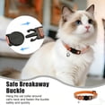 thumbnail image 5 of Mumup Rhinestone Cat Collar Breakaway, Soft Velvet Cat Collars with Bell, Adjustable Comfortable Cats Collar, 7.5-12.5 Inch for Cat, Kittens and Puppies, 5 of 7