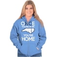 thumbnail image 3 of North Carolina You're Home Here Cute Zip Up Hoodie Men's Women's Brisco Brands 3X, 3 of 6