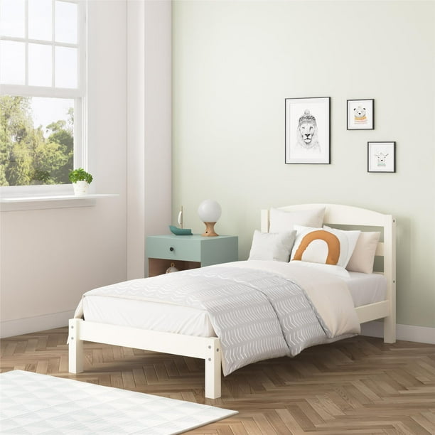 Better Homes & Gardens Leighton Kids Twin Size Bed, Wood Platform Bed ...