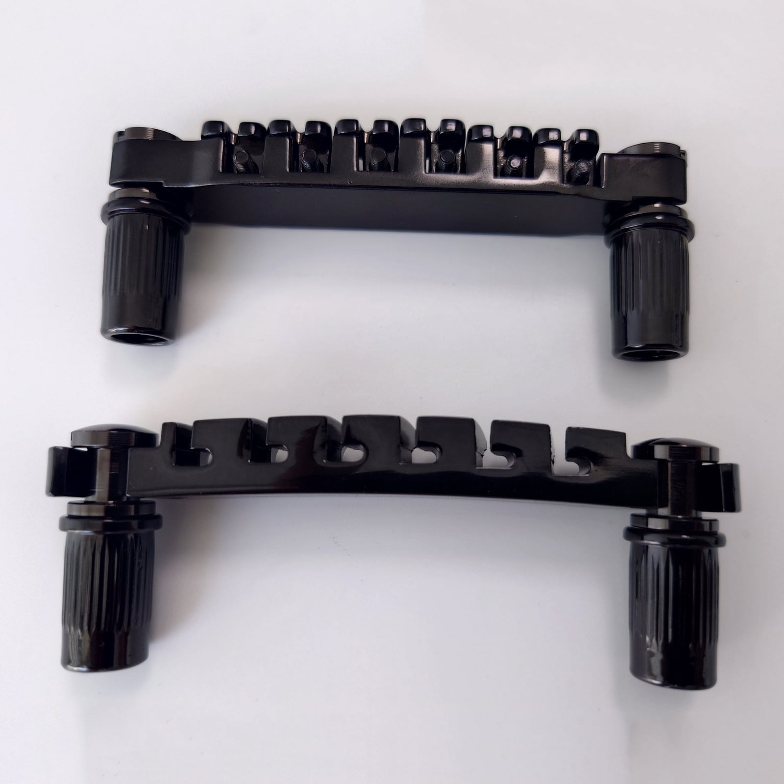 1 Set Tune-O-Matic Electric Guitar Bridge And Tailpiece Gold Black Chrome