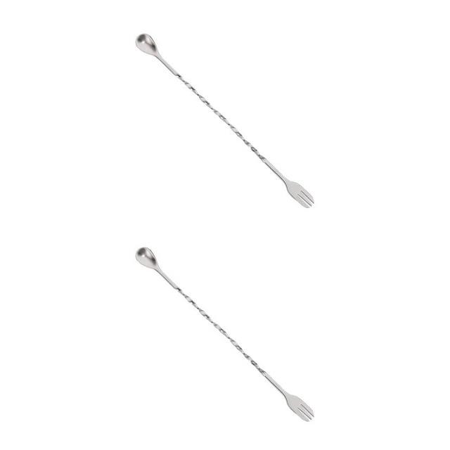 Yuarrent Varilla agitadora para mezclar vino, de acero inoxidable, para el hogar, restaurante, bebida DIY, trituradora de hielo, accesorios para Muddler 2Conjunto