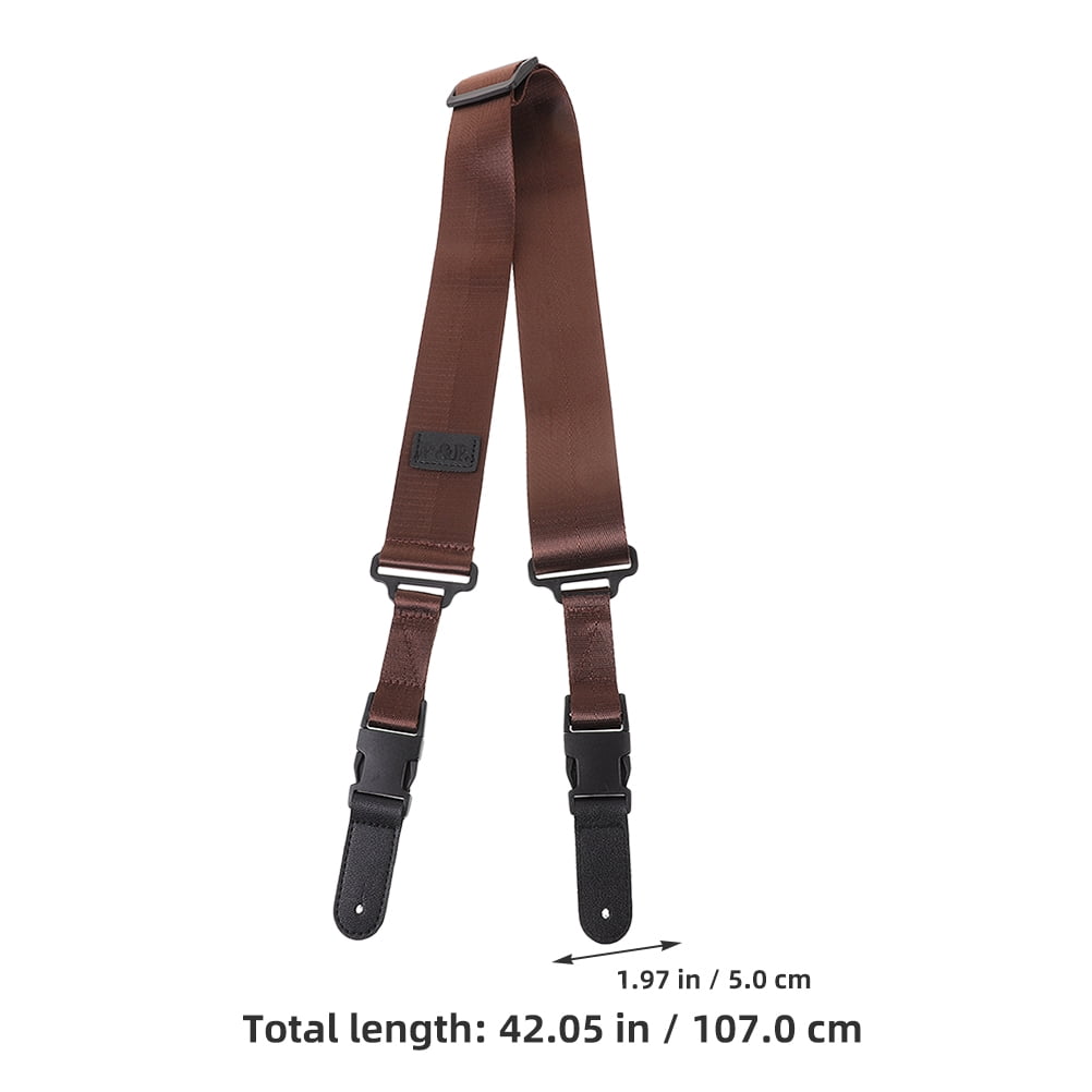 RENACLIPY 2-Pack Coffee Themed Guitar Straps with Printed Design, Material for Comfortable Music Playing