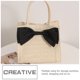 thumbnail image 2 of Bolsa de playa tejida a mano bolso de compras tejido Bolso de bolso Bownot Bag For Girl, 2 of 6