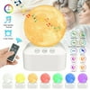 3D Moon Night Light White Noise Sound Machine Baby Sleep Therapy Nature Relax US