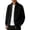 Black, variant on Casual Cable Knit Cardigans for Men Zip Up Mock Neck Long Sleeve Outdoor Jacket