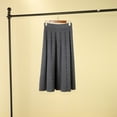 thumbnail image 5 of Lilgiuy Summer Casual Skirt for Women's Pattern Knitting Sweater A-line Skirt Mid Length Skirt Pleated Skirt, 5 of 5