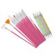 thumbnail image 3 of 20pcs mujeres Nail Art Design Set Dotting Painting Drawing Polish Brush Pen Herramientas Rosado Sunnimix Arte del clavo polaco Recogida barniz cepillo de la pluma de dibujo, 3 of 8