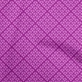 thumbnail image 1 of oneOone Velvet Magenta Fabric Geometric Sewing Material Print Fabric By The Yard 58 Inch Wide, 1 of 4