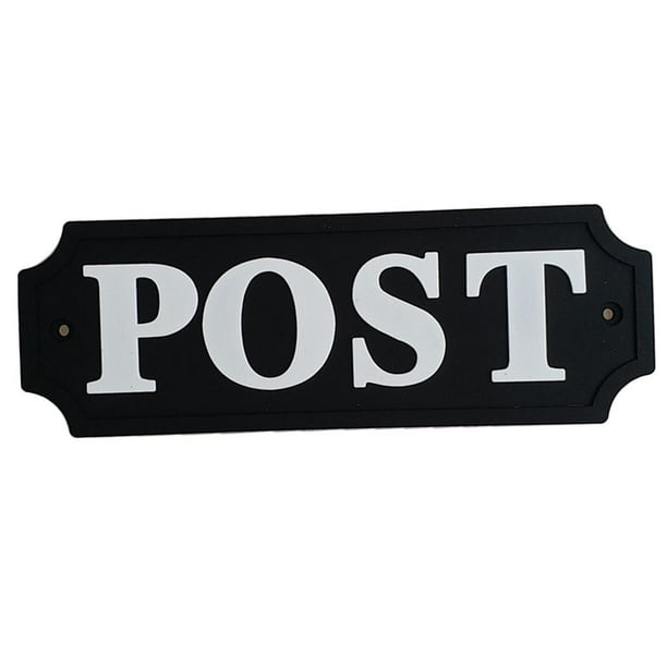 Placas para Puertas Personalizadas, Placas para Nombres de Puertas con Tornillo Fijo para Decoraciones de Puertas y Marcos Metálicos - POST shamjiam Placa de pared con letrero de buzón