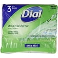 thumbnail image 2 of Dial Antibacterial Bar Soap, Mountain Fresh, 4 Ounce, 3 Bars, 2 of 3