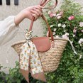 thumbnail image 2 of Bolso Hobo Elegante Bolsos Mano para Mujer Tejidos Paja Viajes Al Aire Libre, 2 of 9