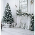 thumbnail image 4 of 24PCS Light Blue Velvet Christmas Tree Bows Door Garland Decor Vintage Wreath Bow (3/8'' Width, 5 * 7 inch), 4 of 12