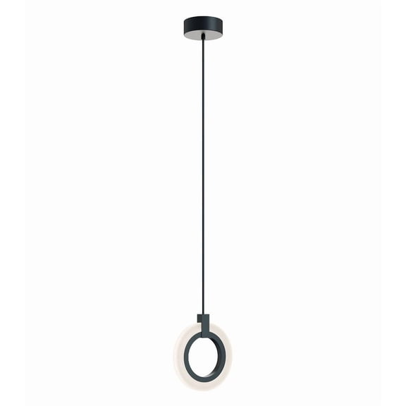 HLOP08LAJUDBK AFX Halo - 18W 1 LED Pendant-9 Inch Tall and 8 Inch Wide-Black Finish