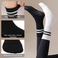 thumbnail image 7 of 4 Pairs Non Slip Grip Socks for Women, Non Skid Anti Slip Grippy Socks with Gripper for Men Women for Yoga Pilates Hospital, 7 of 7