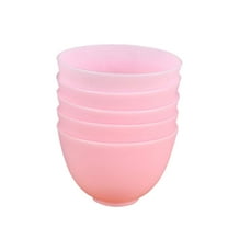WHAMVOX Pink Silicone Bowl for Storage and Seasoning 10.5x7CM Microwave Safe Odorless AntiDrop