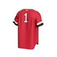 thumbnail image 3 of Youth GameDay Greats #1 Scarlet Rutgers Scarlet Knights Lightweight Collegiate Baseball Fashion Jersey, 3 of 4