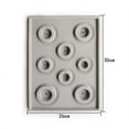 thumbnail image 4 of HLONK 2Pcs Bead Board Bracelet Board Flocked Bead Board Tray, 4 of 8