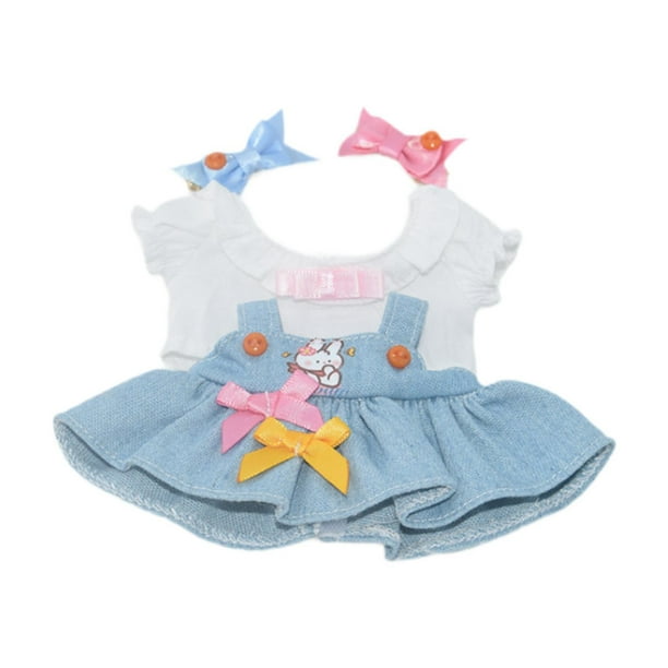 Vestido de muñeca,Vestido y camiseta para muñecas de 15 cm,accesorios para vestir,Muñecas de moda de 17 cm,vestidos,camisetas,trajes,ropa,Muñecas bebé Accesorios para niños Regalos de