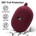 thumbnail image 5 of Koujaon Competible Con Beats Studio Buds Case Funda Protectora De Silicona Con Llavero Para Beats Studio Buds (2023) / Beats Studio Buds (2021) (Borgoña), 5 of 5