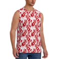 thumbnail image 2 of Balery Bloody Hand 2 Camisetas sin mangas para hombre, absorbe la humedad y protege contra el mal olor.-Small, 2 of 7