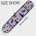 thumbnail image 3 of Yayeee Double Oven Mitt Kitchen Heat Resistant Baking 35" x7" Quilted Glove, Purple Halloween Pumpkin, 3 of 6