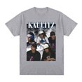 thumbnail image 1 of Camiseta gráfica de la banda de rock Tokio Hotel Tom Kaulitz para hombre, ropa de hip hop, punk, gótica, de algodón, de manga corta extragrande., 1 of 7