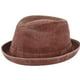 thumbnail image 1 of Sombrero EPOCH de algodón Fedora Burgundy, talla L, XL, 1 of 2